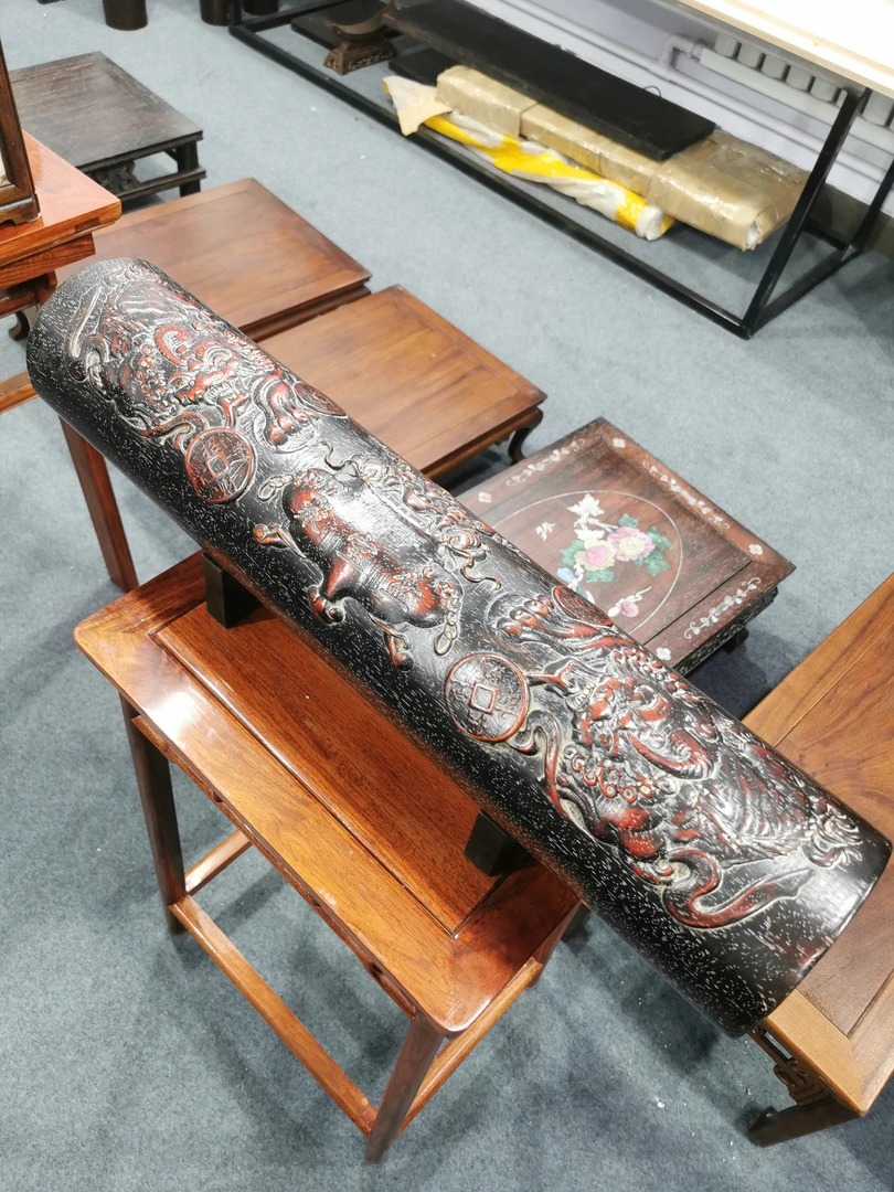 紫檀貔貅大号横财摆件