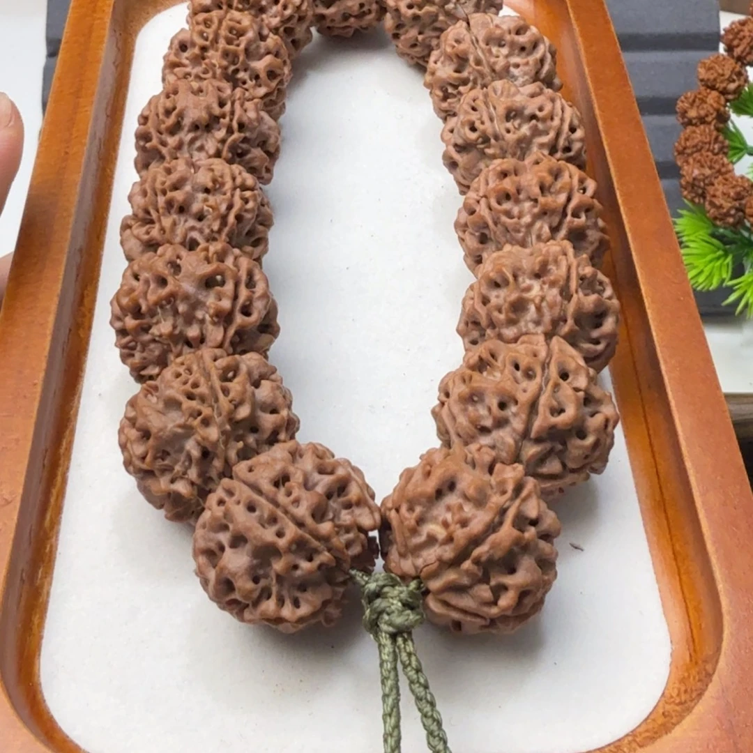 金刚菩提吊坠粗筋大镂空蜂窝双龙老籽