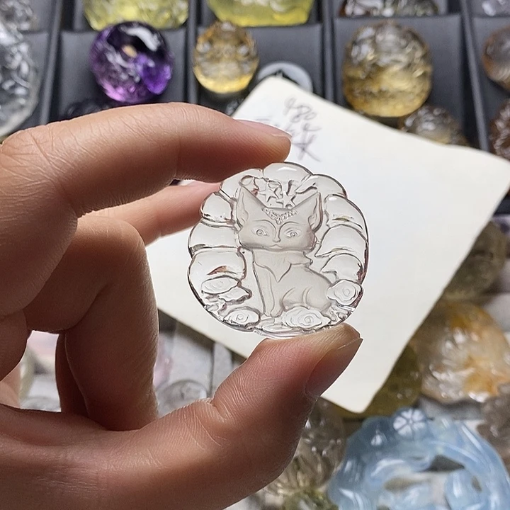 未镶嵌颈饰水晶水晶吊坠