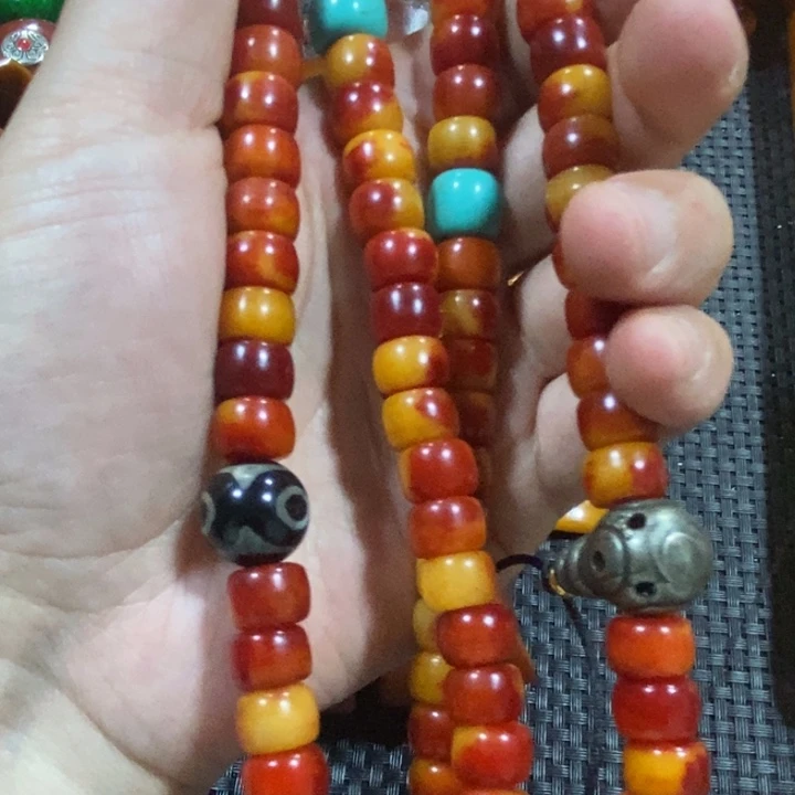 滴血莲花菩提吊坠