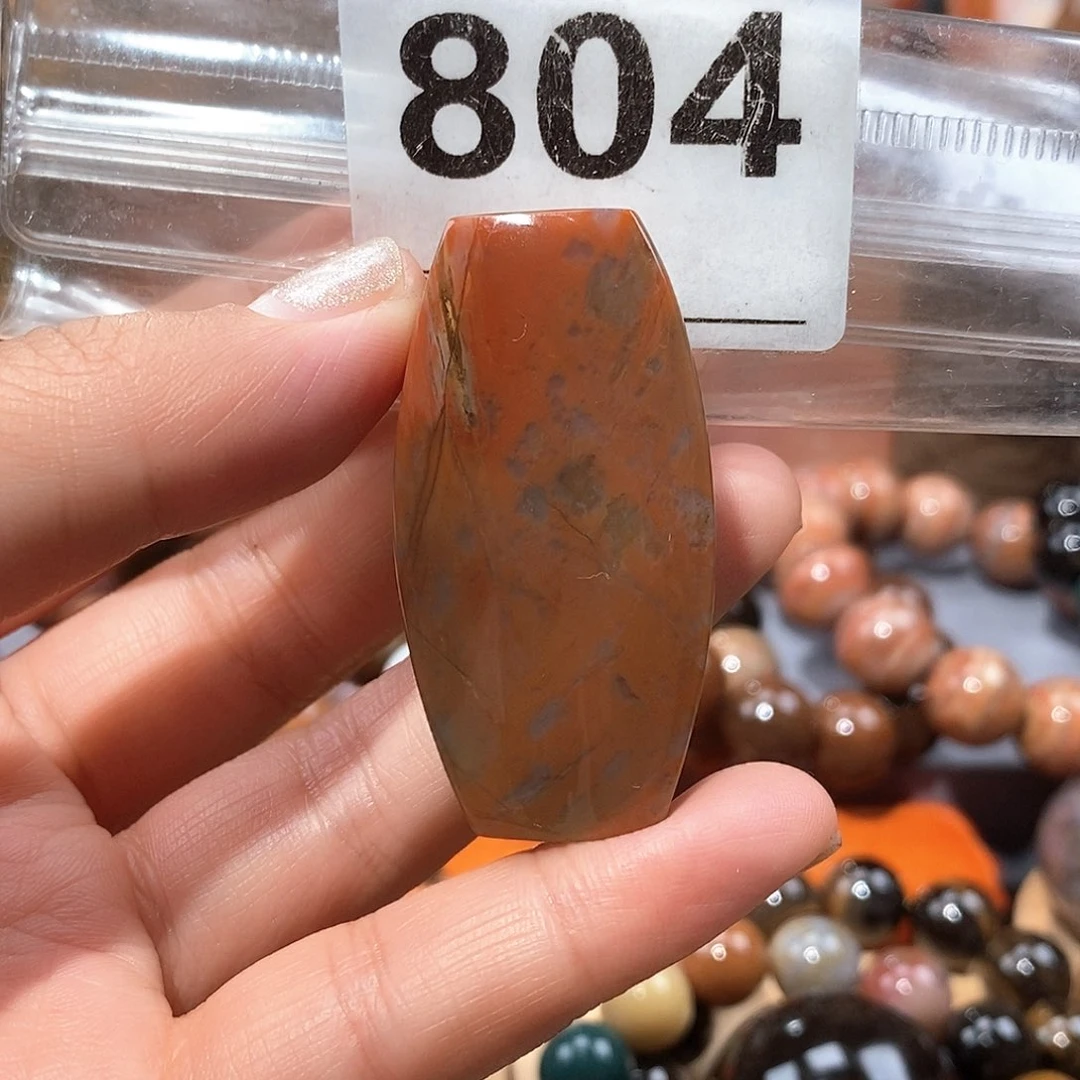 硅化玉天然北票硅化玉手把未镶嵌