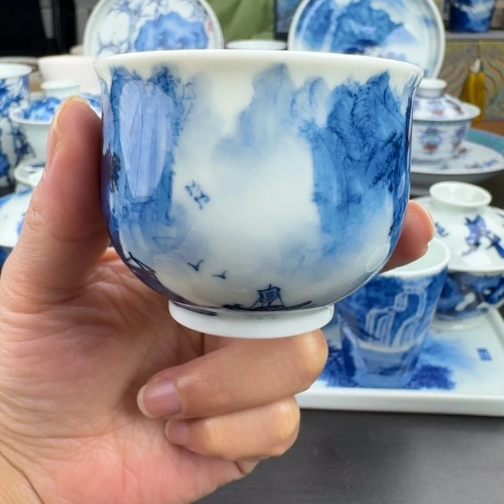 杯子山水画是山水山水山水