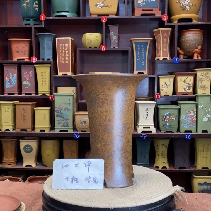 紫砂花盆紫砂花盆