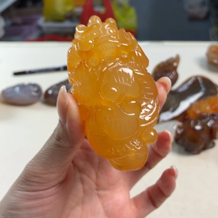 玛瑙/玉髓未镶嵌吊坠(不含链)