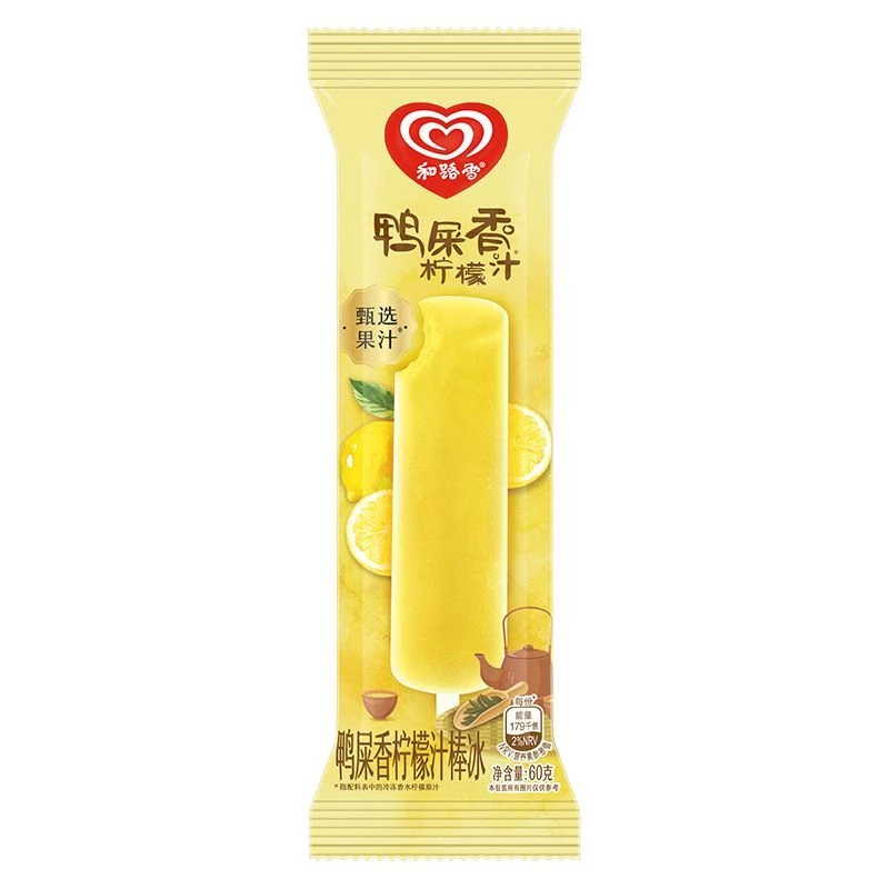 和路雪鸭屎香柠檬汁棒冰单支60g/支