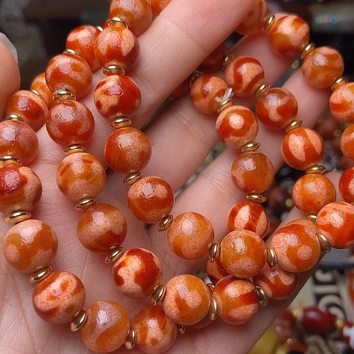 玛瑙/玉髓未镶嵌手链发一条