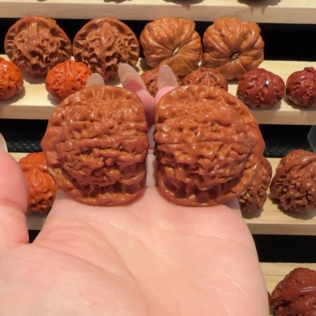 文玩核桃吊坠官帽46精品2863