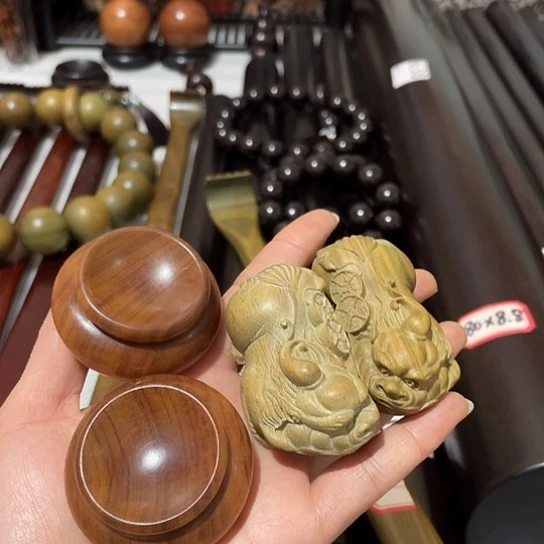 木绿檀皮丘加沙漠铁手球底座