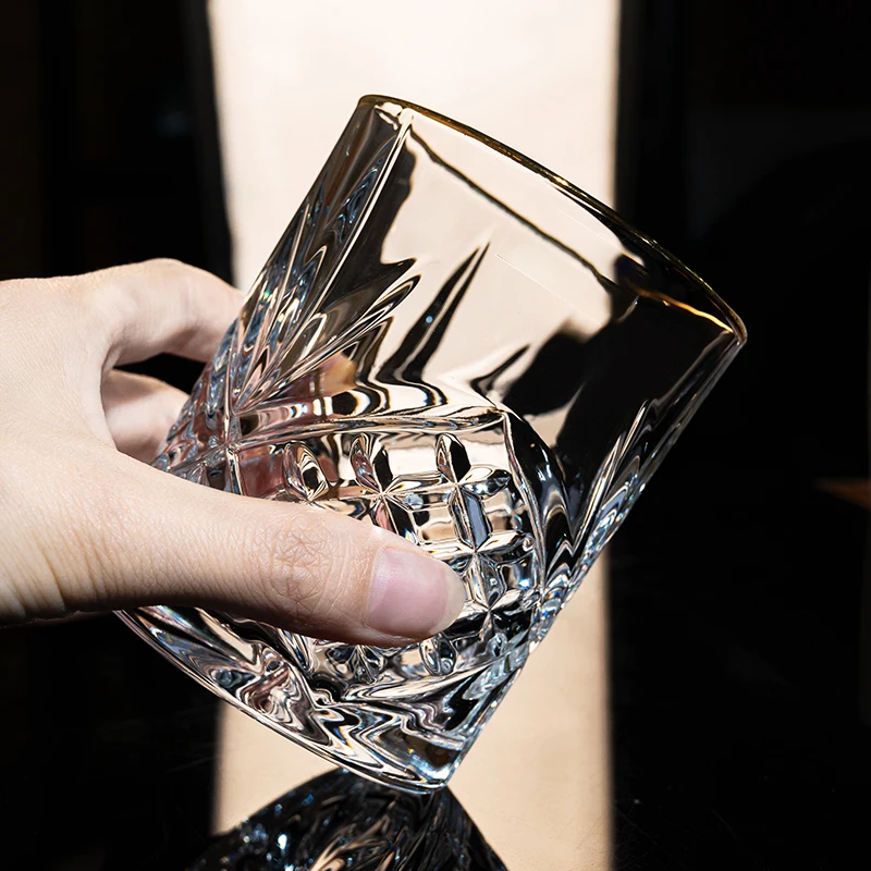 【4只装】M054时尚家居轻奢家用高颜值微醺玻璃杯带礼盒