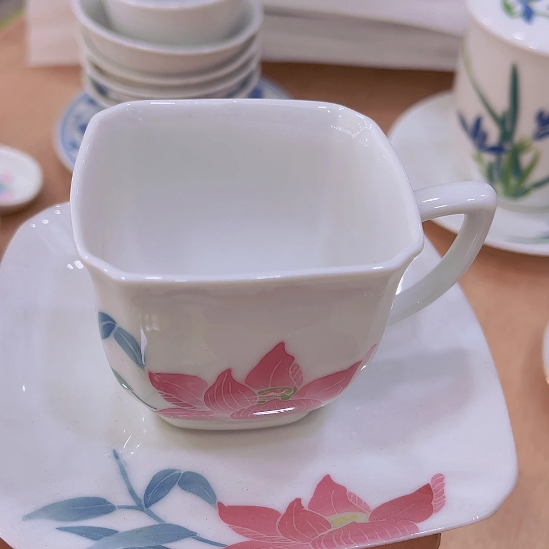 K***1咖啡杯碟，咖啡，杯碟微瑕