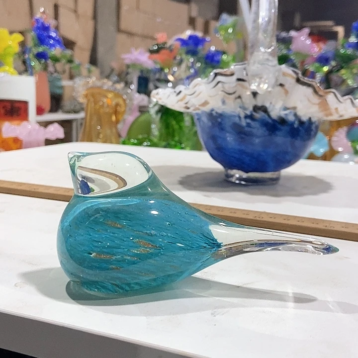 琉璃琉璃花瓶高6口11