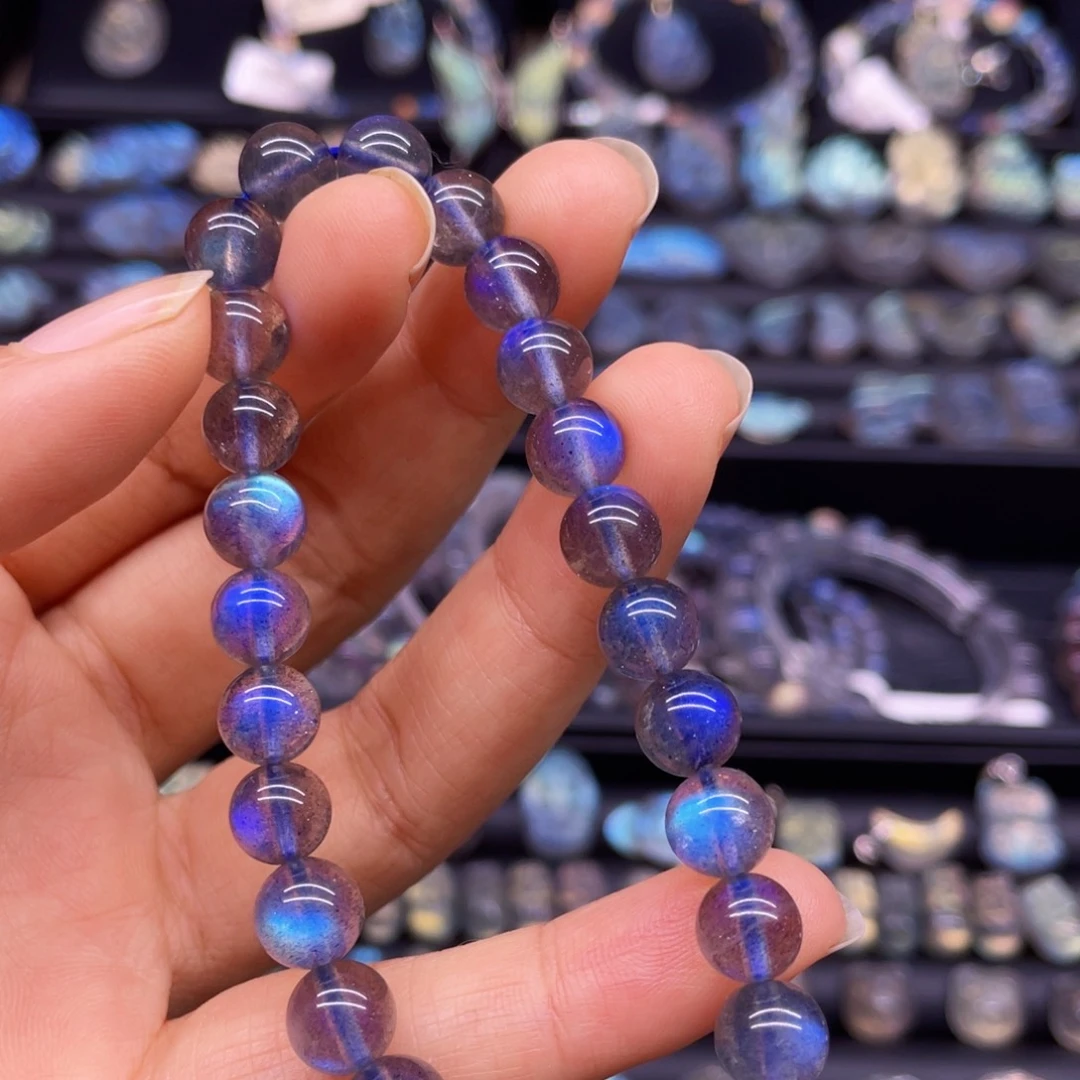 未镶嵌手串长石7.8左右