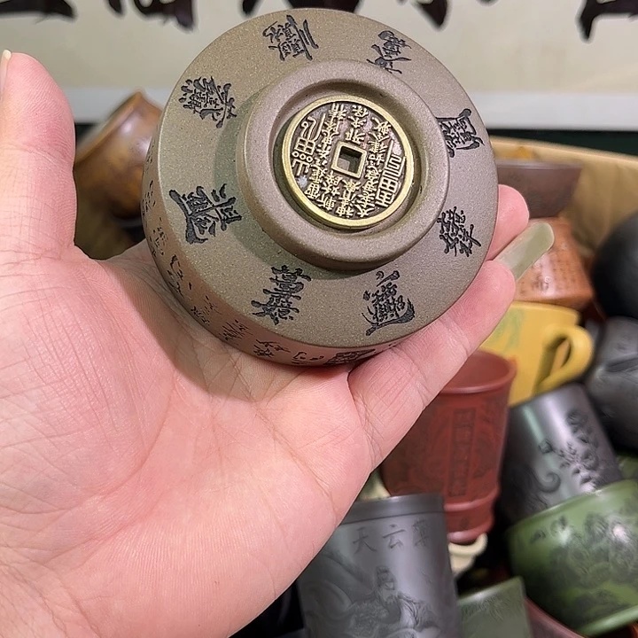 茶杯紫砂全手工紫砂主人杯