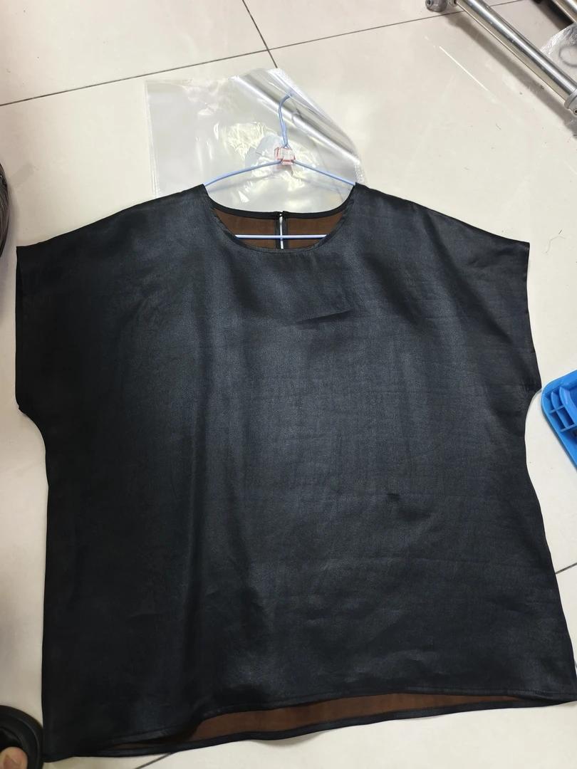 桑蚕丝子香云纱艺术感优雅百搭休闲短袖衬衫