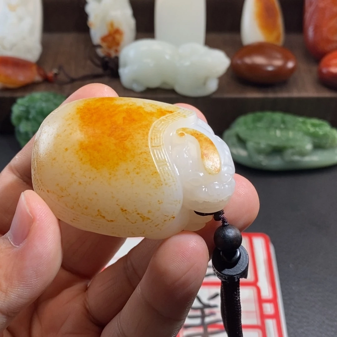 和田玉（糖玉）未镶嵌吊坠(不含链)4****8