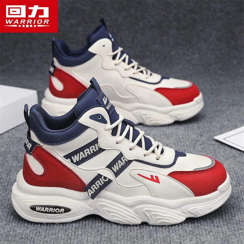 回力男鞋2025冬季新款时尚潮流运动休闲鞋男士厚底增高老爹潮鞋子