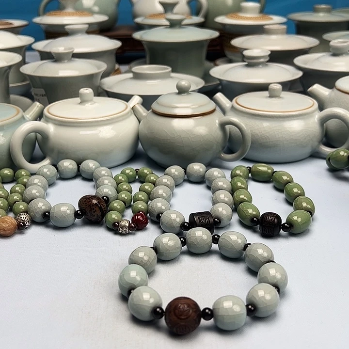 杯汝瓷手串壶原矿原釉原产地