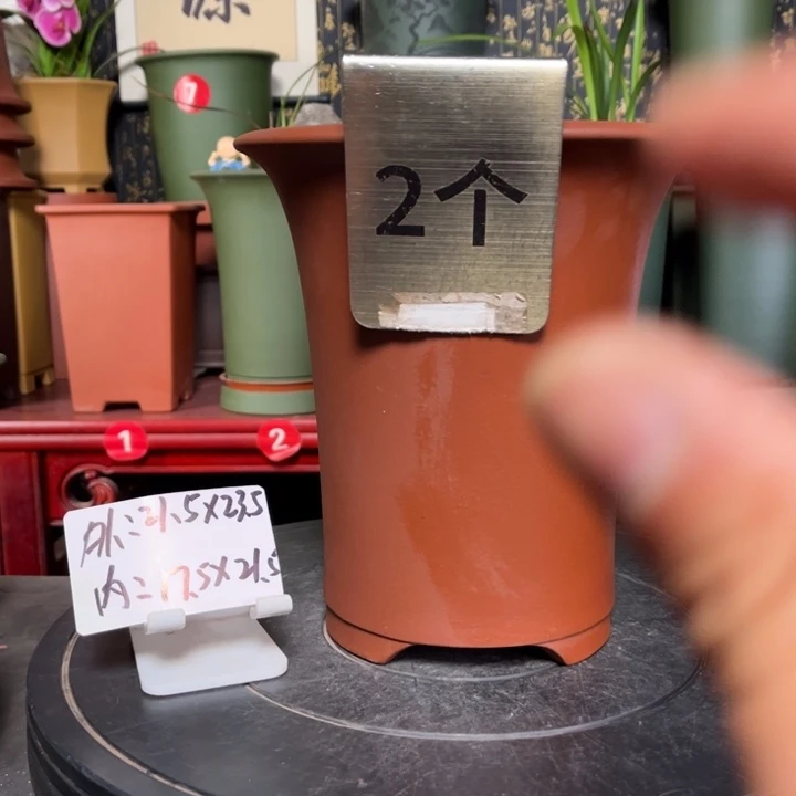 紫砂花盆紫砂花盆