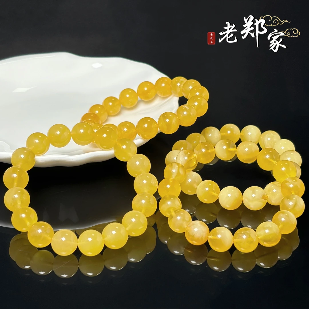 【老郑家】蜜蜡手串一条 约11mm+(多样性发1件)YXML011