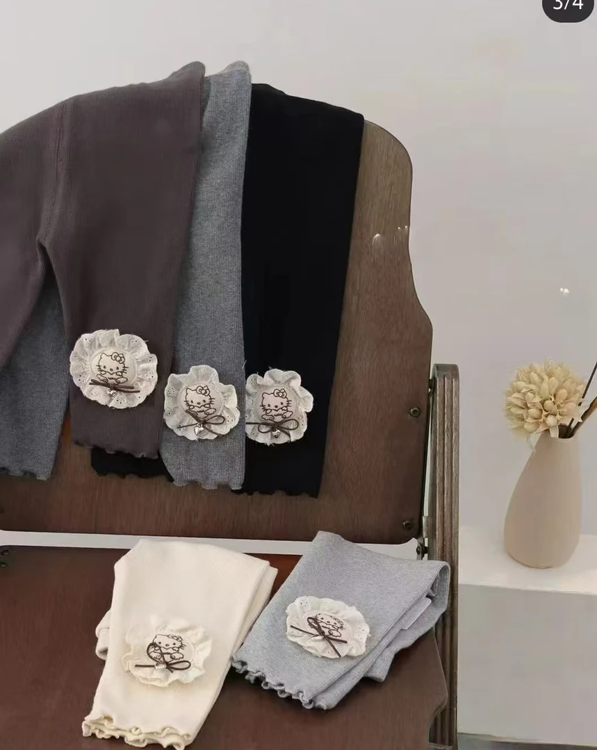 55006女童打底裤秋装2025新款儿童休闲裤春秋款外穿公主洋气宝宝