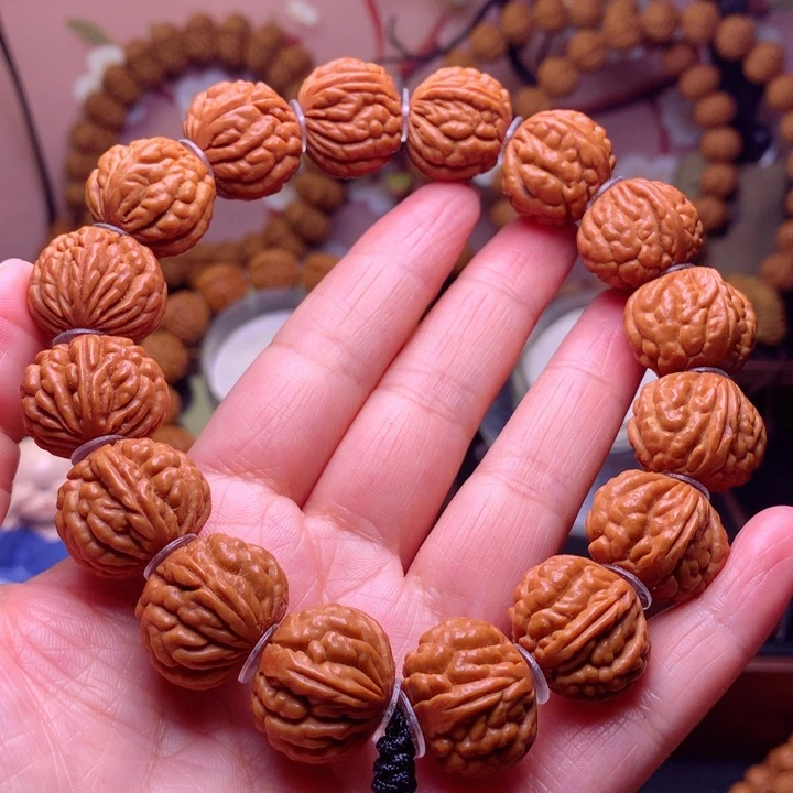 桃核手串龙纹桃核6