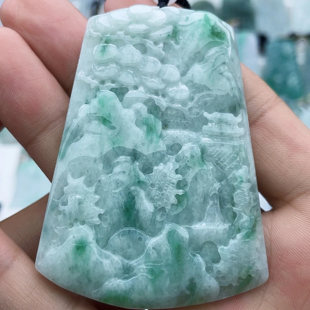 颈饰未镶嵌翡翠翡翠