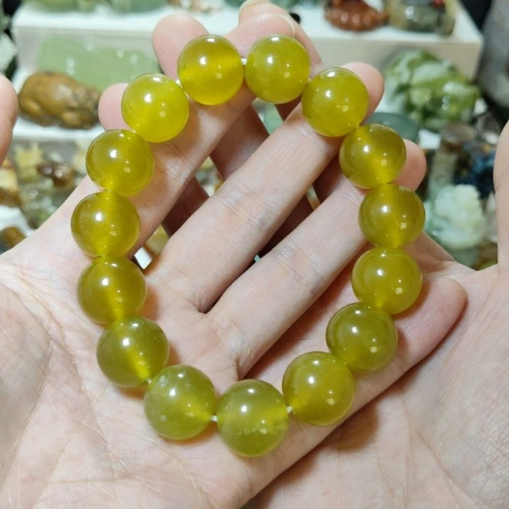 岫玉手串款式未镶嵌