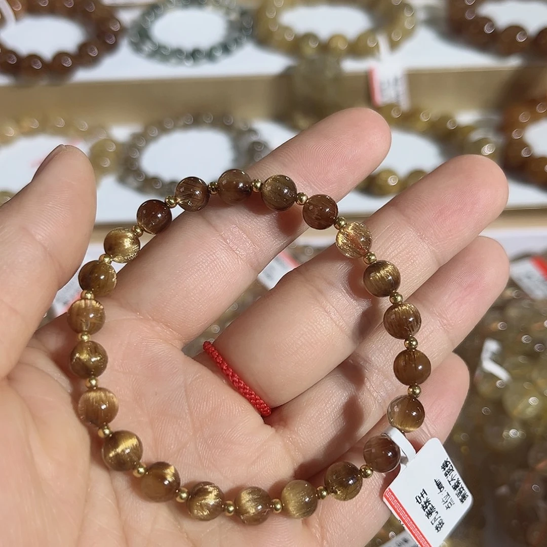 手串未镶嵌水晶晶莹剔透