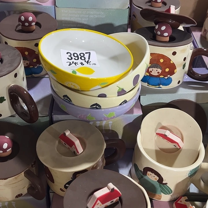 瓷微瑕外贸餐具3987
