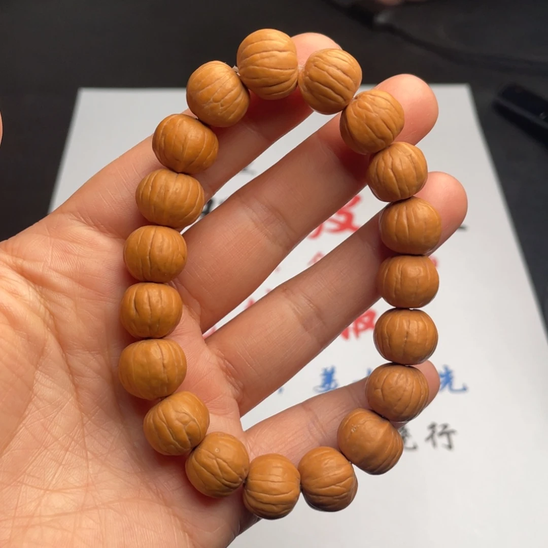 文玩核桃吊坠658。1.4南瓜手串