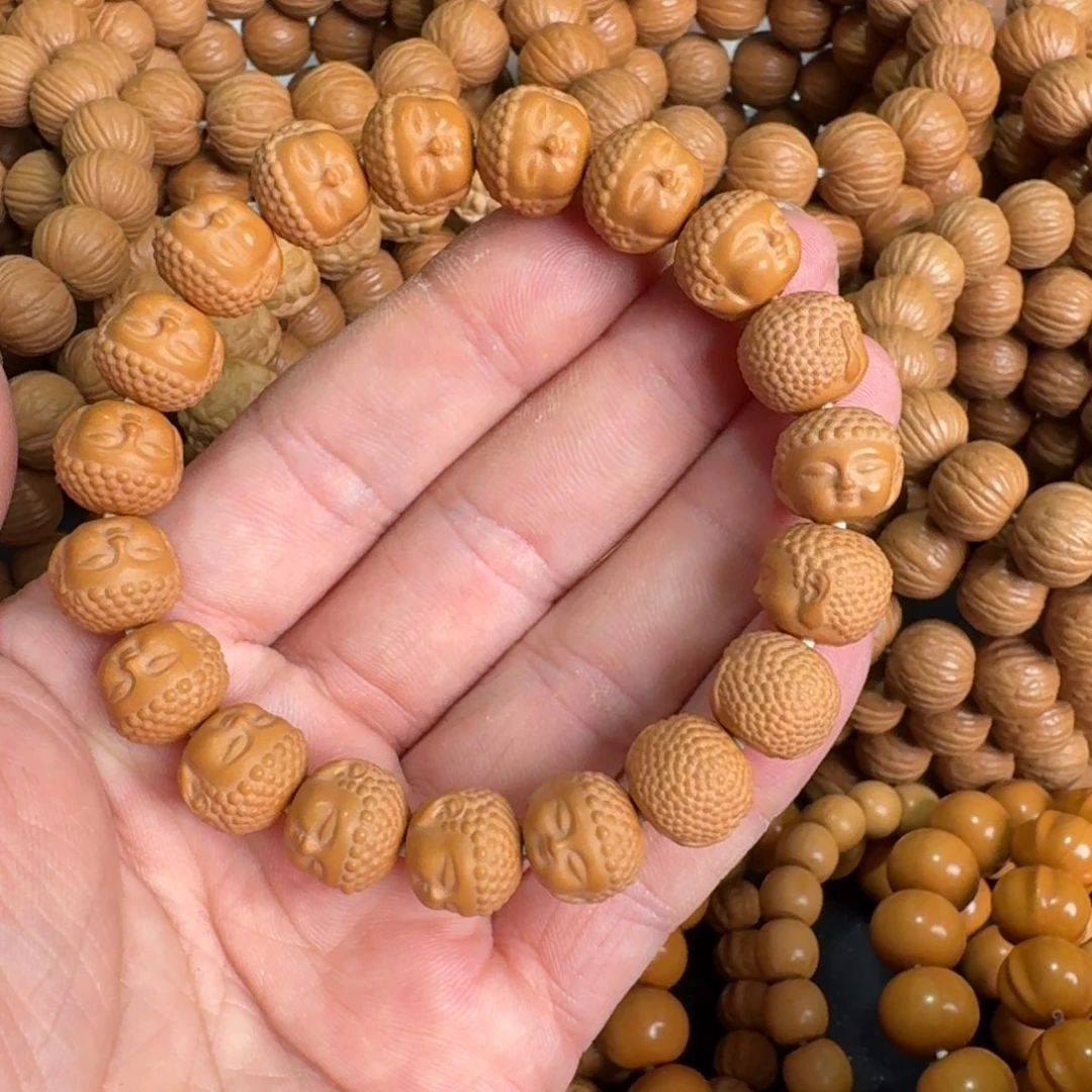 猴头核桃手串宝宝佛
