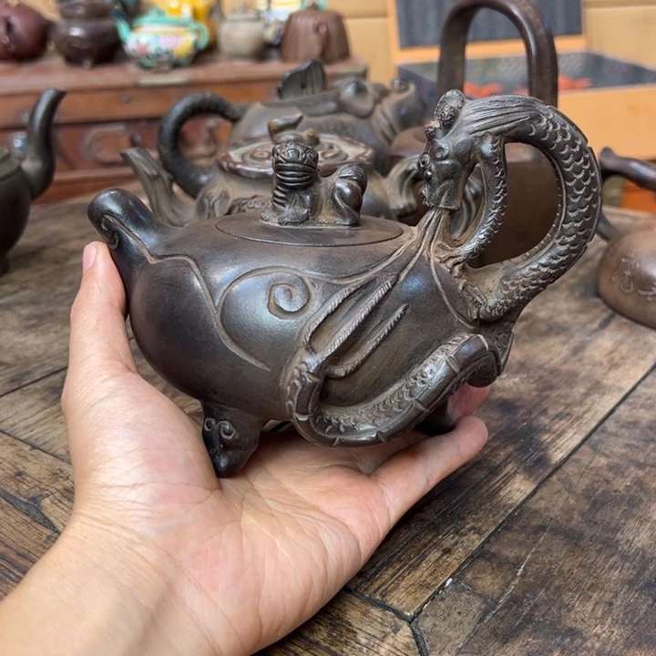 用***3壶紫砂紫砂壶作品