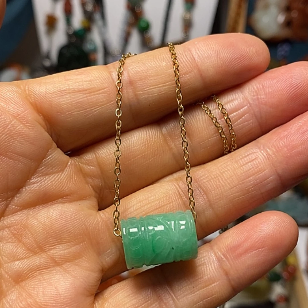 【闪购商品】翡翠未镶嵌吊坠(赠链)