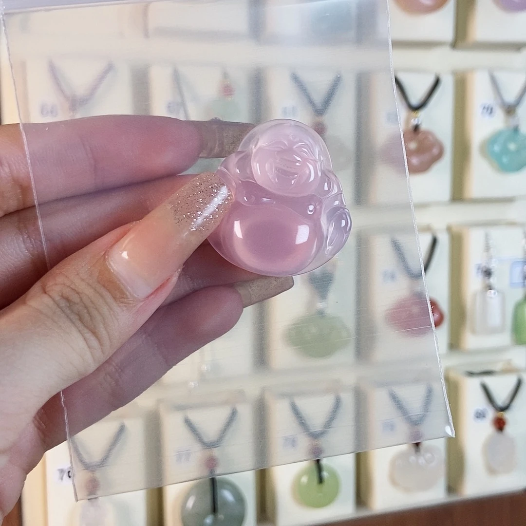 玛瑙/玉髓颈饰合金猪**?