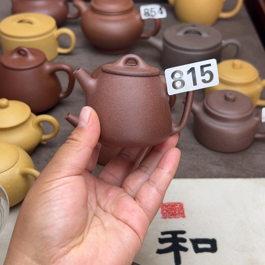 茶壶紫砂紫泥半手工110ccxiaci