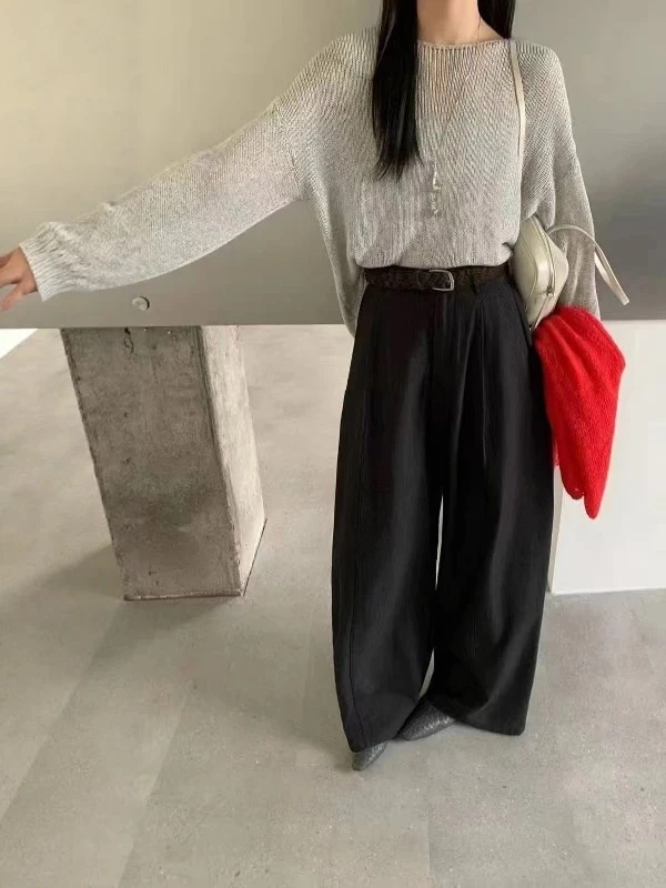 沐家秋冬高腰气球裤