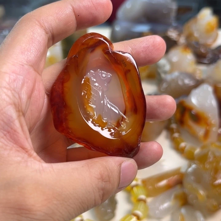 玛瑙/玉髓吊坠(不含链)未镶嵌