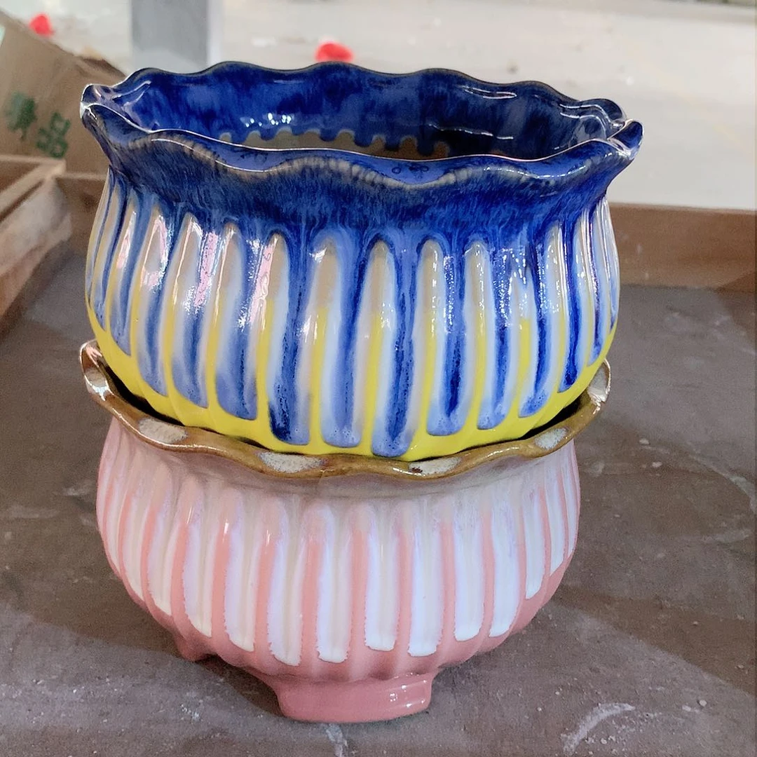 陶瓷陶瓷多肉花盆特价