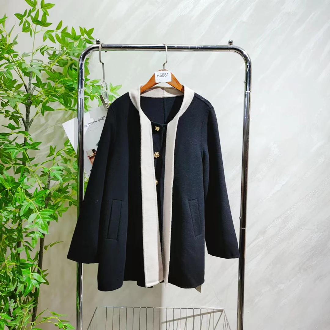 【H6881】 女士气质轻奢百搭大衣