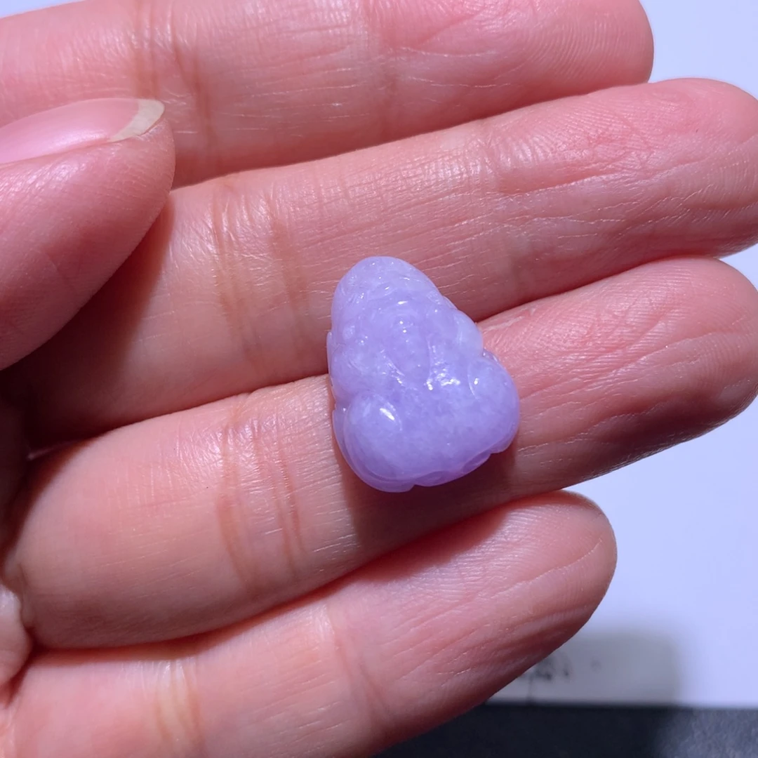 颈饰未镶嵌翡翠紫貔貅
