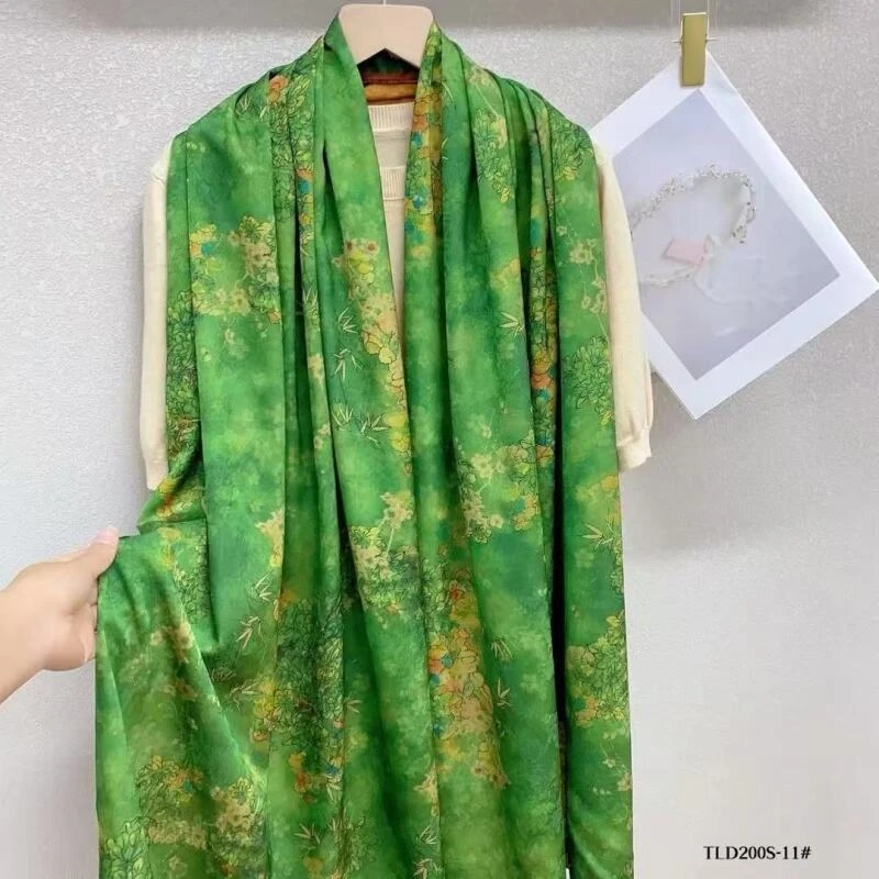 【金秋绿箩】Z179 高奢新款百搭款长巾披肩