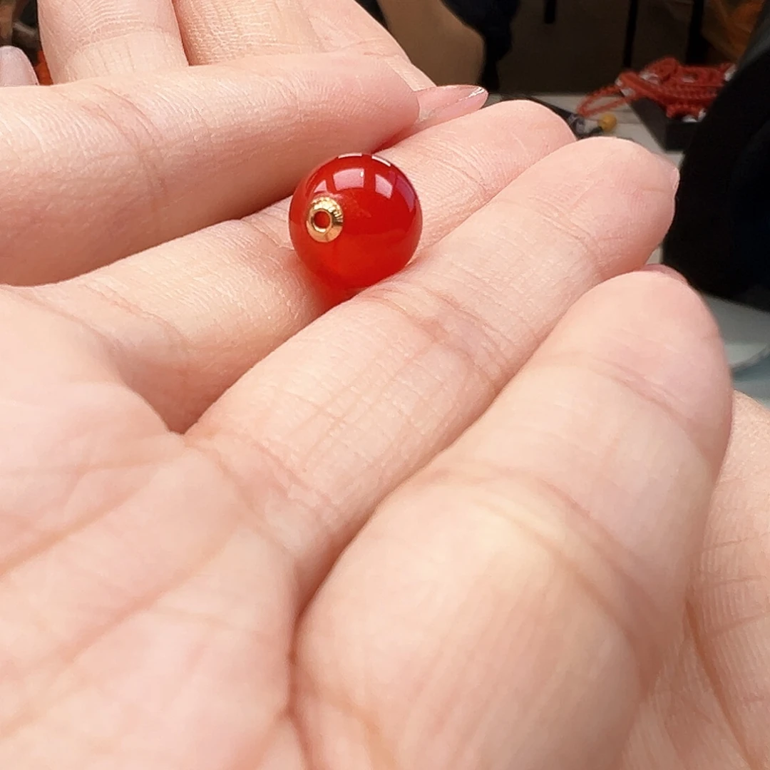 南红玛瑙未镶嵌手链