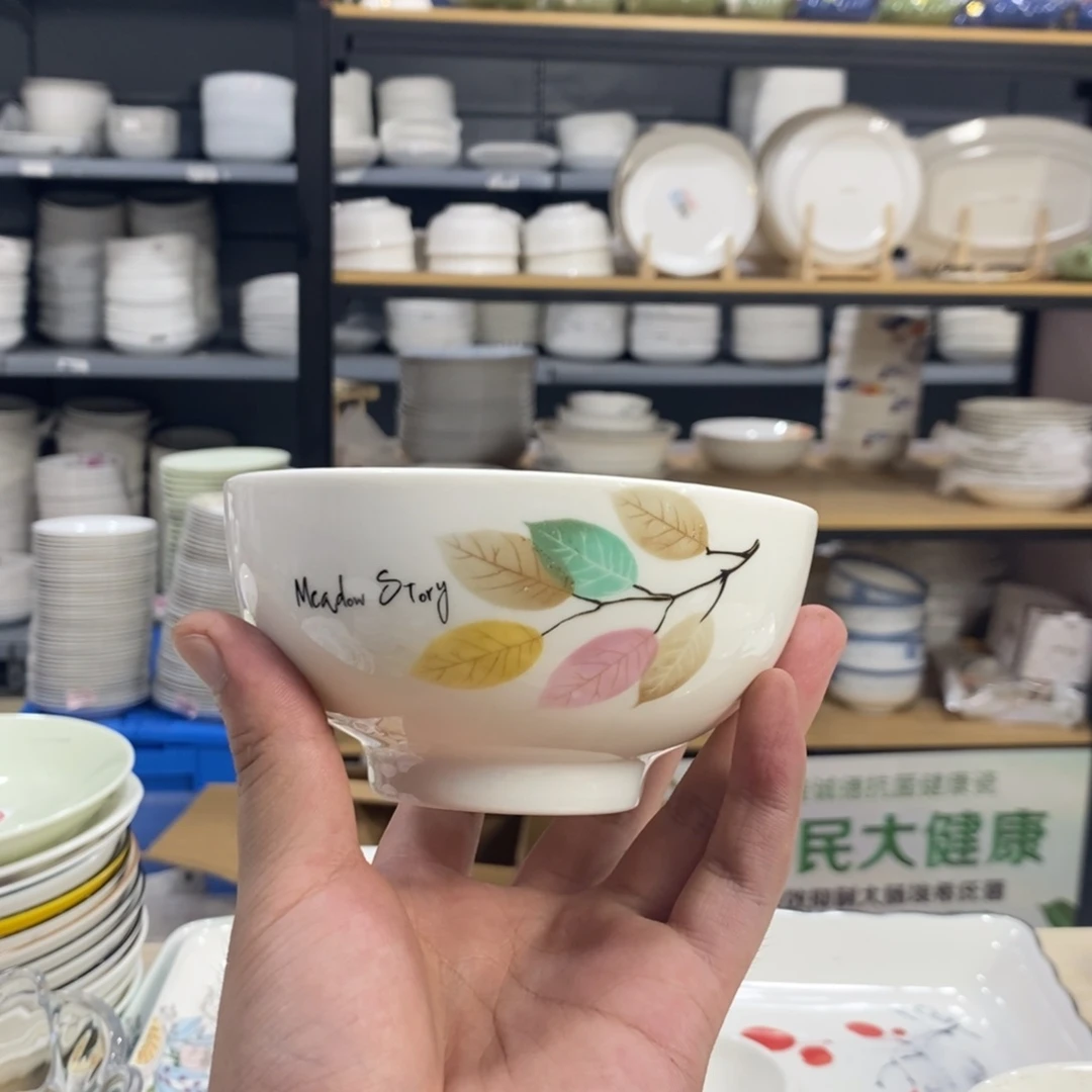 r***n盘1461号10个装不同品牌4.5寸米饭碗