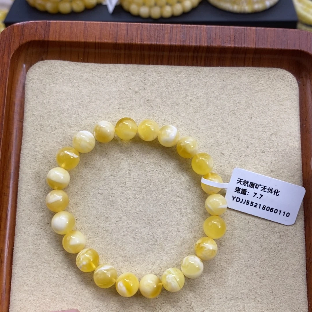 蜜蜡珠宝奇石未镶嵌8+mm