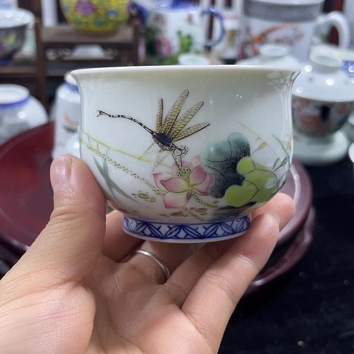 景德镇陶瓷手绘主人杯