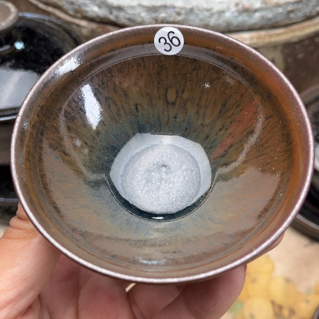 茶盏义兴龙窑坚持真柴烧微瑕