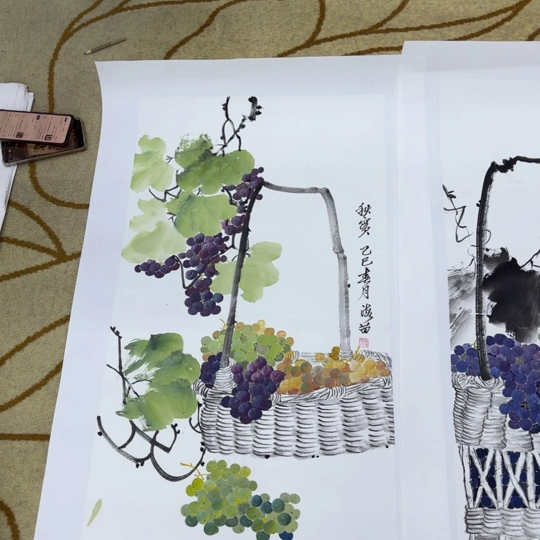 花***主国画张老师李欣主播