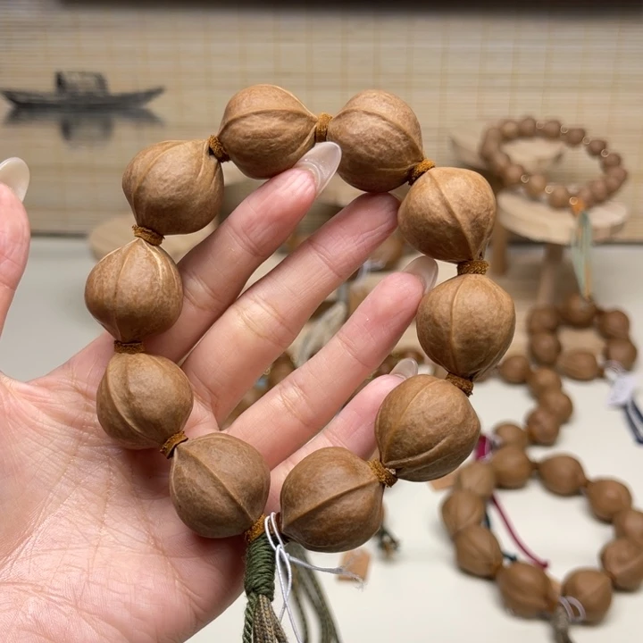 狼***手串/手链橄榄核21.5 25精品梅林铁核