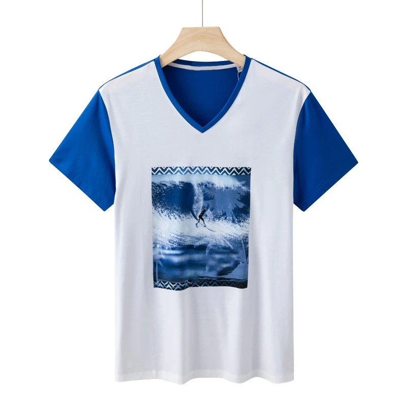 CA5 机场货 卡夏季男式短袖T恤 棉翻领套头休闲商务上衣 白色