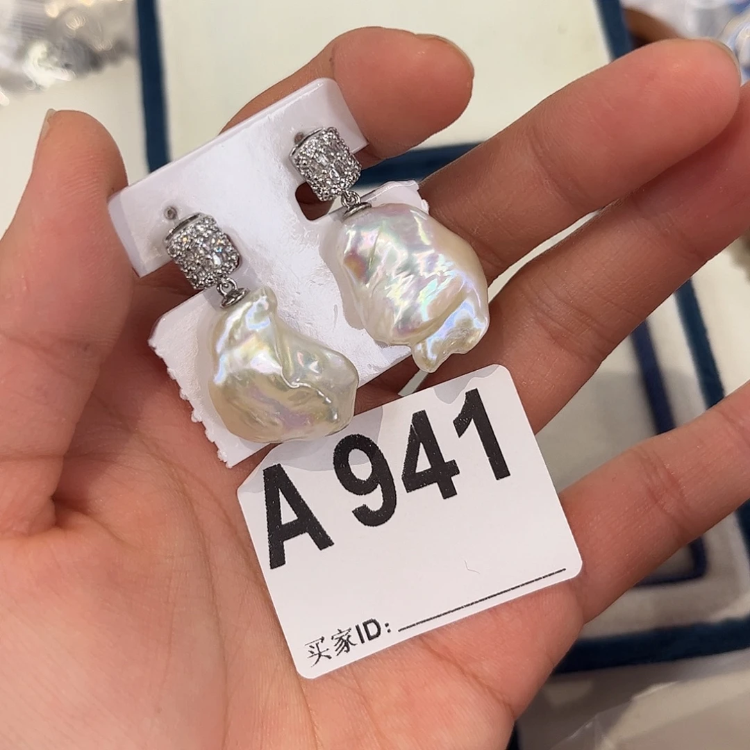 耳饰淡水珍珠合金